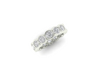 4mm RBC Lab Grown Diamond Bezel Set Eternity Band
