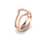 Vintage Jacket Style Wedding Band, 14k Solid gold Hand Made ring