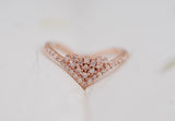 Unique wedding band white diamond rose gold yellow gold white gold daily band ring