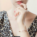 Plain Dorm Art Deco  Cocktail Ring Solid 14k Roses Gold Hollow Ring