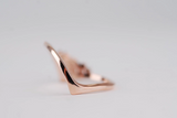 Unique wedding band white diamond rose gold yellow gold white gold daily band ring