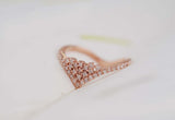 Unique wedding band white diamond rose gold yellow gold white gold daily band ring