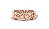 Celtic men's ring Eternity wedding band