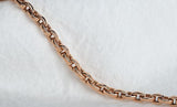 14k Solid Gold link Chain Purple Diamond Daily Bracelet