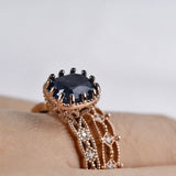 Byzantium wedding band white diamond rose gold yellow gold white gold daily band