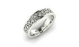 Celtic Knot wedding band solid rose gold yellow gold white gold men's wedding ring