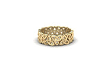 Celtic men's ring Eternity wedding band