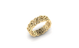 Celtic men's ring Eternity wedding band