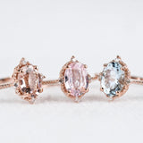 Beautiful Baby Pink Sapphire Vintage Engagement ring 1.2 ct oval sapphire ,white diamond , solid 14k rose gold ring