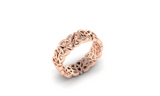 Celtic men's ring Eternity wedding band