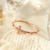 Mil grain Cross Rosary Ring, Solid 14k Rose, Yellow Gold Ring