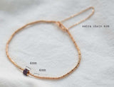 Special Coil link Solid 14k Gold Purple Diamond Luxury Bracelet